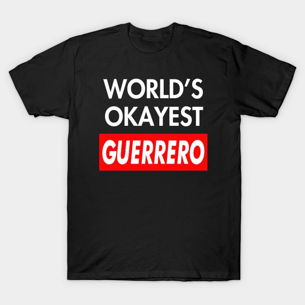 Guerrero T-Shirt by Ban Guns Not Books- Typography fullcolor